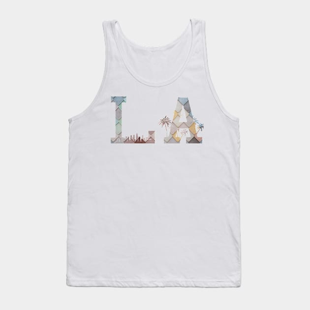 Los Angeles California Tank Top by InTrendSick